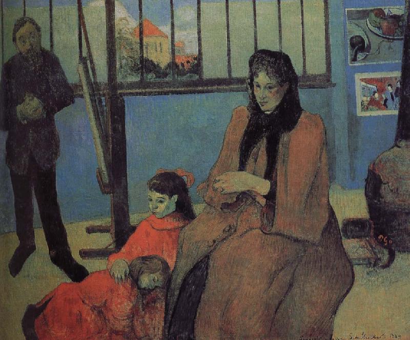 Paul Gauguin a painter oil painting image